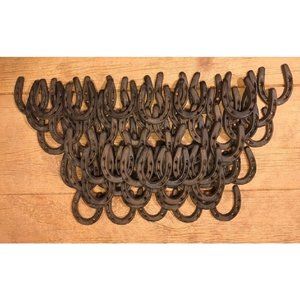 Fifty (50) Cast Iron Small Horseshoes Fifty (50) 0170-05209